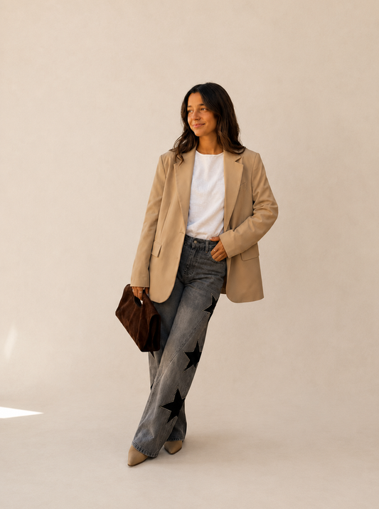 ELENA | Pantalón Stella Gris
