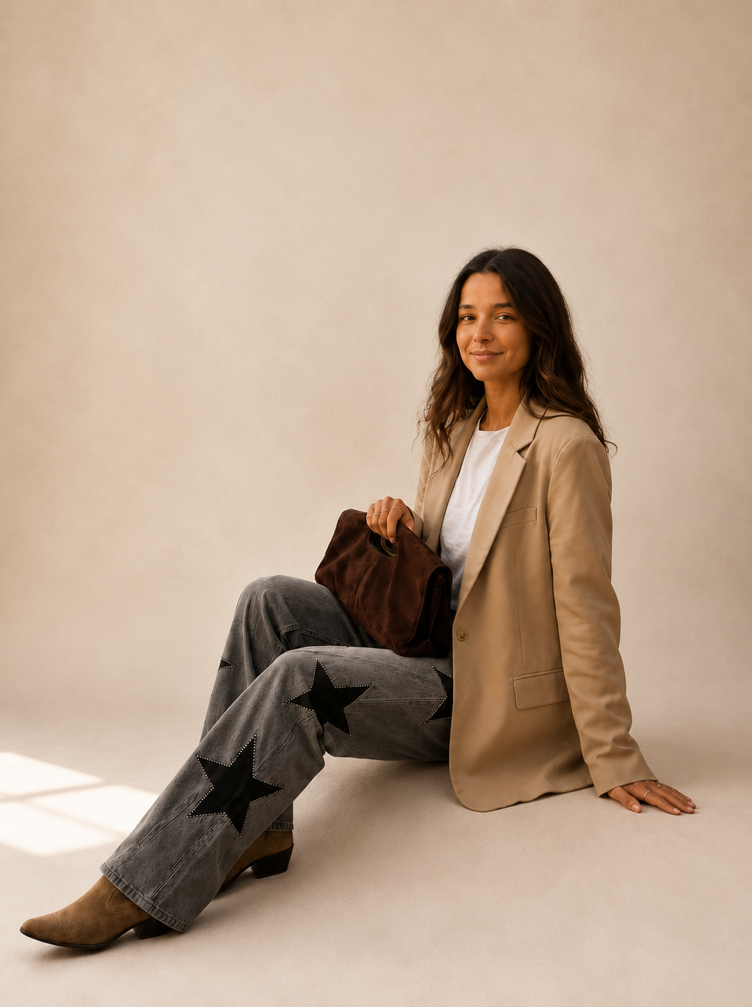 ELENA | Pantalón Stella Gris